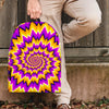 Purple Psychedelic Optical illusion Backpack-grizzshop