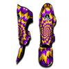 Purple Psychedelic Optical illusion Muay Thai Shin Guard-grizzshop