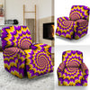 Purple Psychedelic Optical illusion Recliner Cover-grizzshop