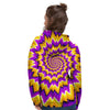 Purple Psychedelic Optical illusion Women's Hoodie-grizzshop