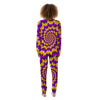 Purple Psychedelic Optical illusion Women's Pajamas-grizzshop