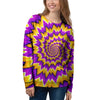 Purple Psychedelic Optical illusion Women's Sweatshirt-grizzshop