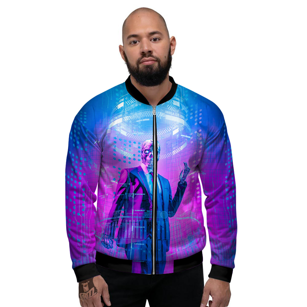 Purple discount skeleton jacket