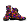 Purple Skull Men's Boots-grizzshop