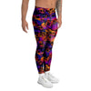 Purple Skull Men's Leggings-grizzshop