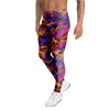 Purple Skull Men's Leggings-grizzshop