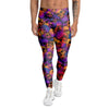 Purple Skull Men's Leggings-grizzshop