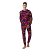 Purple Skull Men's Pajamas-grizzshop