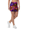 Purple Skull Mini Skirt-grizzshop