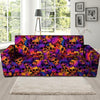 Purple Skull Sofa Cover-grizzshop