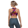 Purple Skull Sports Bra-grizzshop