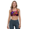 Purple Skull Sports Bra-grizzshop