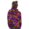 Purple Skull Women's Hoodie-grizzshop