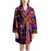 Purple Skull Women's Robe-grizzshop