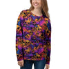 Purple Skull Women's Sweatshirt-grizzshop