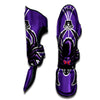 Purple Spider Print Muay Thai Shin Guards-grizzshop