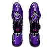 Purple Spider Print Muay Thai Shin Guards-grizzshop