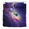 Load image into Gallery viewer, Purple Stardust Galaxy Space Print Duvet Cover Bedding Set-grizzshop