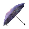 Purple Stardust Galaxy Space Print Foldable Umbrella-grizzshop