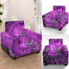 Purple Tie Dye Armchair Cover-grizzshop