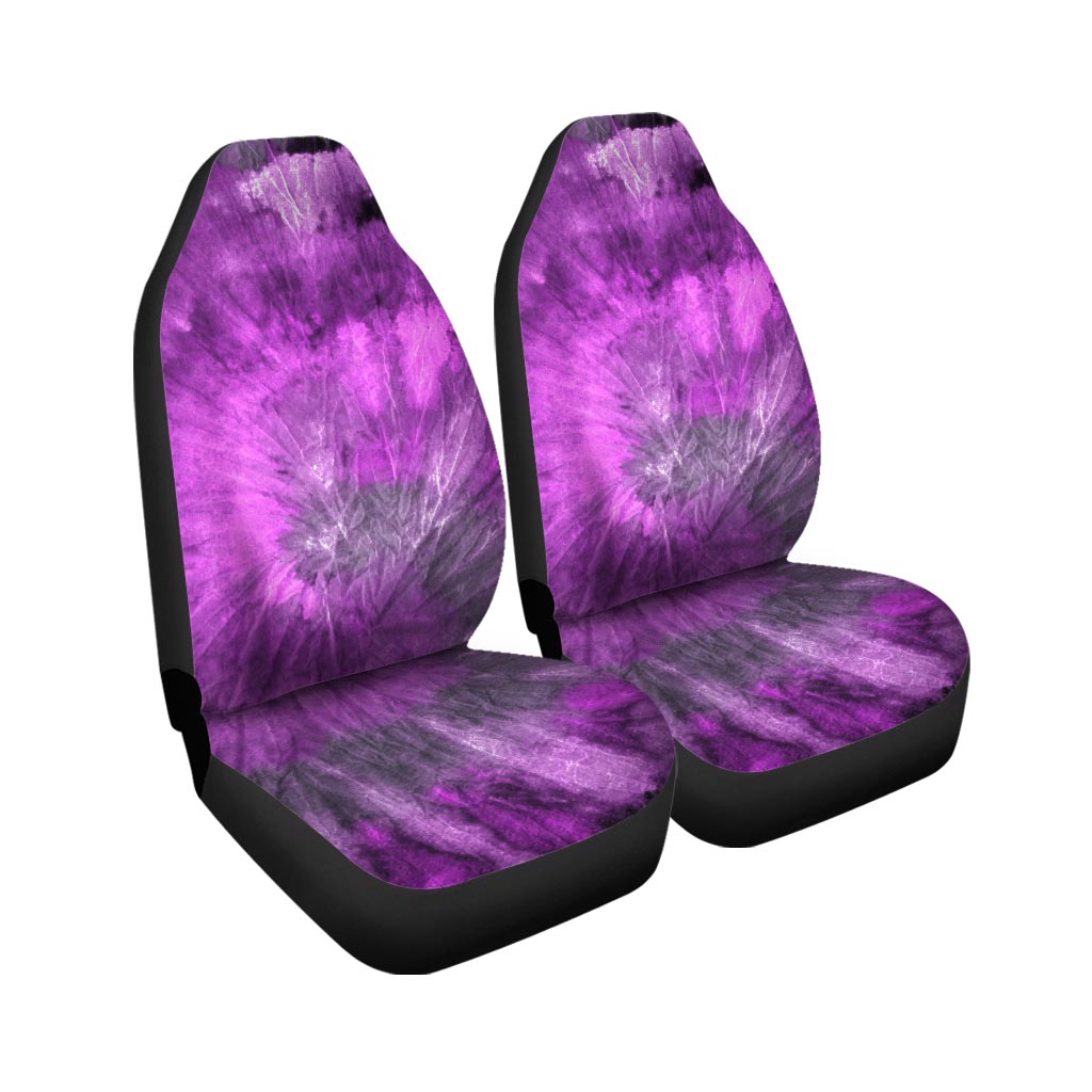 Purple Tie Dye Car Seat Covers-grizzshop