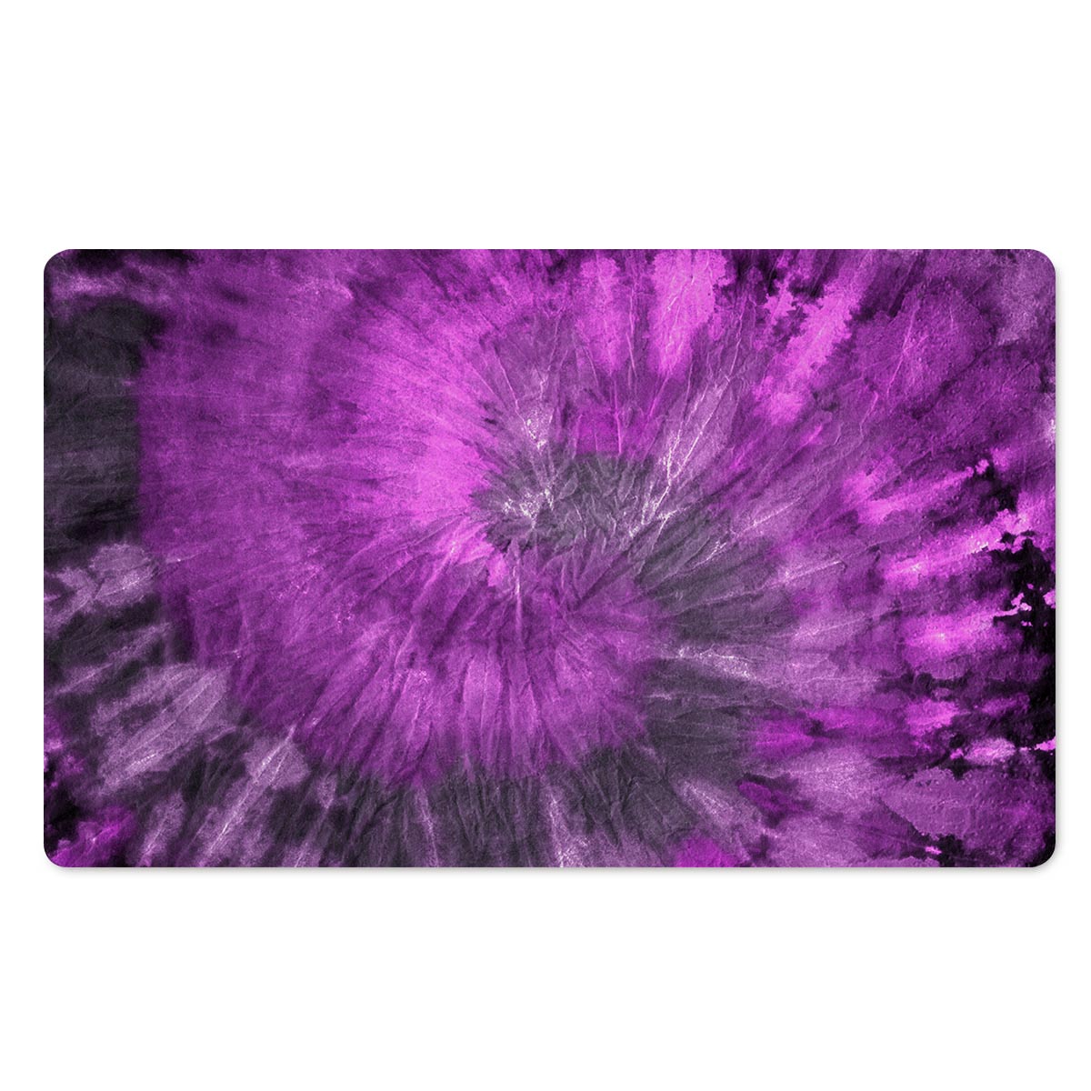 Purple Tie Dye Door Mat-grizzshop