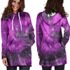 Purple Tie Dye Hoodie Dress-grizzshop