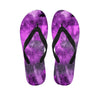 Purple Tie Dye Men's Flip Flops-grizzshop