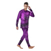 Purple Tie Dye Men's Pajamas-grizzshop