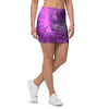 Purple Tie Dye Mini Skirt-grizzshop