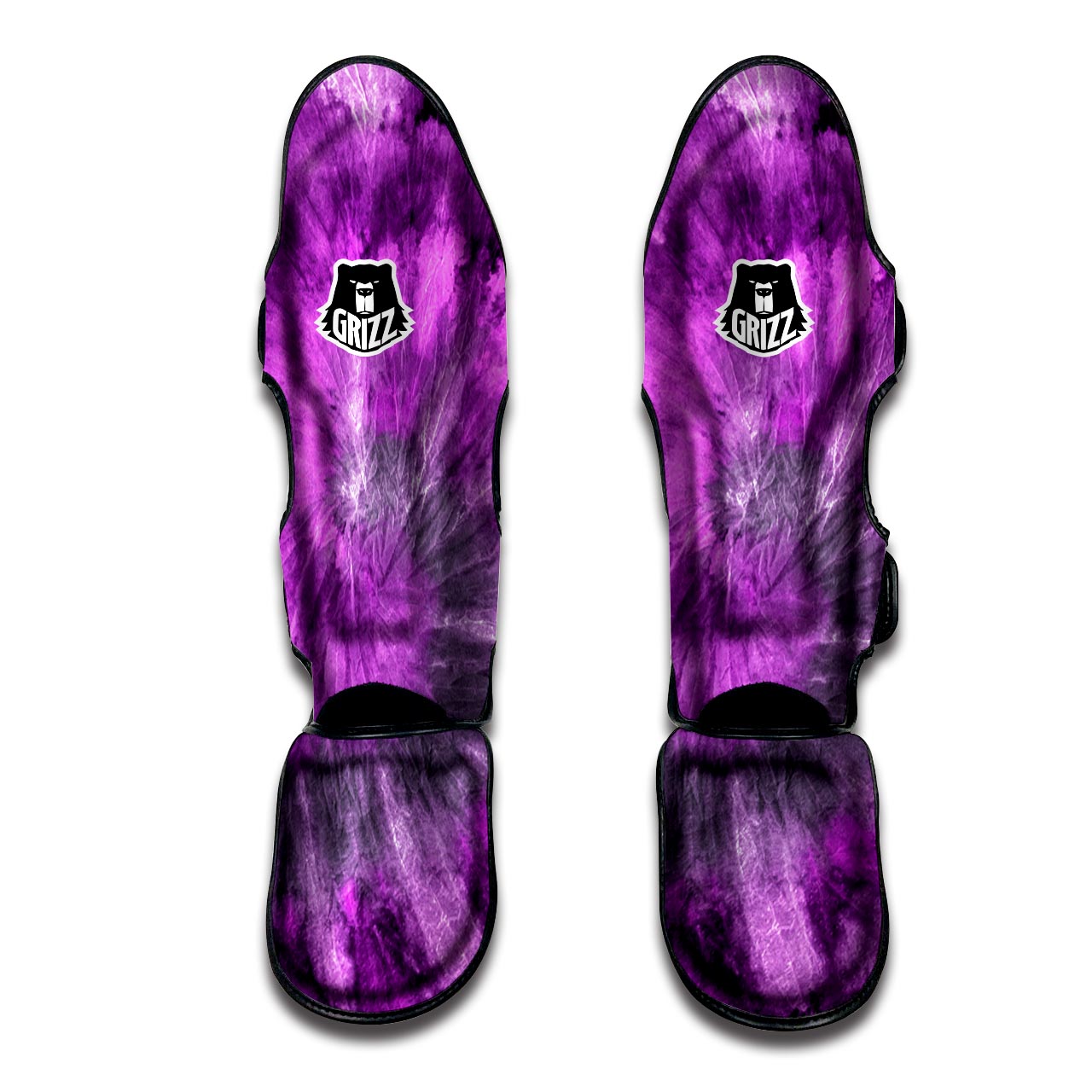 Purple Tie Dye Muay Thai Shin Guard-grizzshop