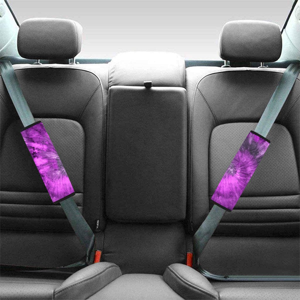 Purple Tie Dye Seat Belt Cover-grizzshop