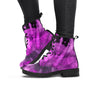 Purple Tie Dye Women's Boots-grizzshop