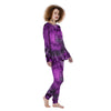 Purple Tie Dye Women's Pajamas-grizzshop