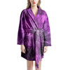 Purple Tie Dye Women's Robe-grizzshop