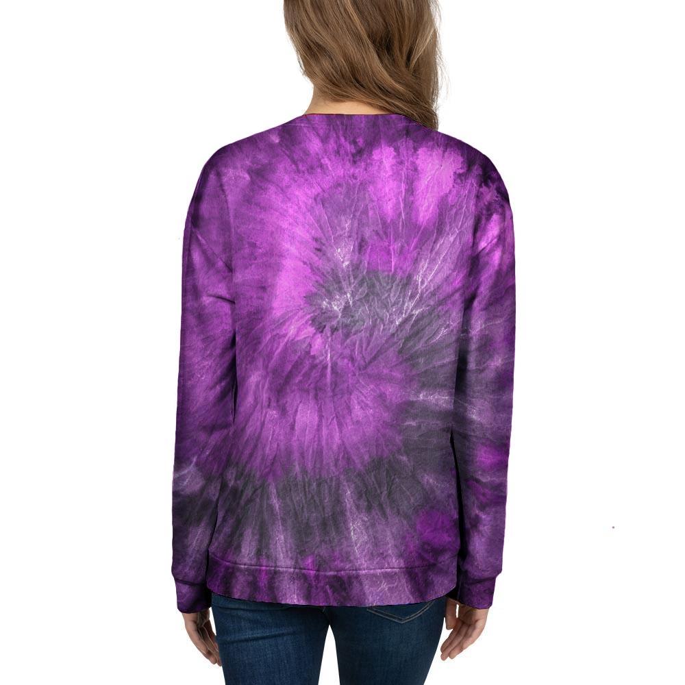 Purple Tie Dye Women's Sweatshirt-grizzshop