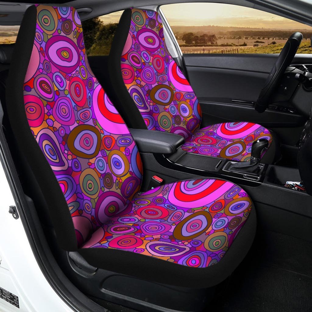 Purple Trippy Hippie Car Seat Covers-grizzshop