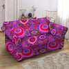 Purple Trippy Hippie Loveseat Cover-grizzshop