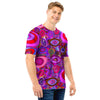 Purple Trippy Hippie Men T Shirt-grizzshop