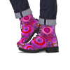 Purple Trippy Hippie Men's Boots-grizzshop