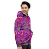 Purple Trippy Hippie Men's Hoodie-grizzshop