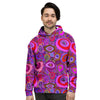 Purple Trippy Hippie Men's Hoodie-grizzshop