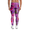 Purple Trippy Hippie Men's Leggings-grizzshop