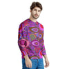 Purple Trippy Hippie Men's Sweatshirt-grizzshop