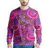 Purple Trippy Hippie Men's Sweatshirt-grizzshop