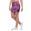 Purple Trippy Hippie Mini Skirt-grizzshop