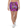 Purple Trippy Hippie Mini Skirt-grizzshop