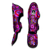 Purple Trippy Hippie Muay Thai Shin Guard-grizzshop