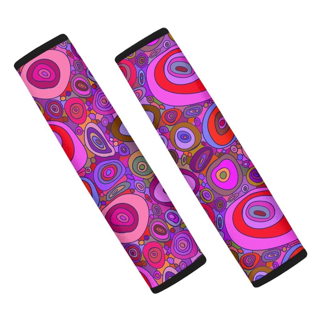 Purple Trippy Hippie Seat Belt Cover-grizzshop