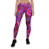 Purple Trippy Hippie Women's Leggings-grizzshop